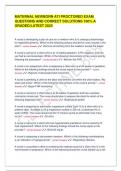 MATERNAL NEWBORN ATI PROCTORED EXAM  QUESTIONS AND CORRECT SOLUTIONS 100&percnt; A  GRADED&sol;LATEST 2025