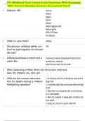 FF1-Wildland Final Actual Exam Questions With Reviewed  100&percnt; Correct Detailed Answers Guaranteed Pass&excl;&excl; 