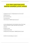 Q-01 FDNY QUESTIONS WITH VERIFIED ANSWERS &vert;LATEST UPDATE