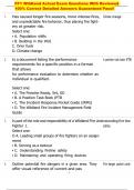 FF1 Wildland Actual Exam Questions With Reviewed  100&percnt; Correct Detailed Answers Guaranteed Pass&excl;&excl; 
