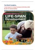 Test Bank Complete&lowbar; A Topical Approach To Lifespan Development 10th Edition&comma; &lpar;2019&rpar; By John W&period; Santrock &lpar;Author&rpar; All Chapters 1-17&vert; Verified Edition With Well Detailed Answers&vert; Rated A&plus;