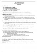 Law of Evidence Notes