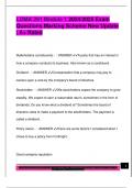 LOMA 291 Module 1 2024&sol;2025 Exam  Questions Marking Scheme New Update  &vert; A&plus; Rated
