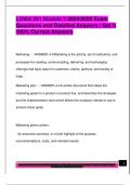 LOMA 291 Module 3 2024&sol;2025 Exam  Questions and Detailed Answers &vert; Get it  100&percnt; Correct Answers 
