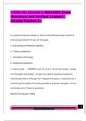 LOMA 291 EXAM PACKAGE DEAL QUESTIONS AND VERIFIED DETAILED ANSWERS &vert; 100&percnt; GUARANTEED PASS &vert; ALREADY GRADED A&plus;