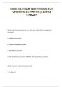D076 OA EXAM QUESTIONS AND VERIFIED ANSWERS &vert;LATEST UPDATE