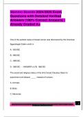 Mammo Boards 2024&sol;2025 Exam  Questions with Detailed Verified  Answers &lpar;100&percnt; Correct Answers&rpar; &vert;  Already Graded A&plus; 