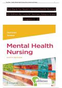 Test Bank For Neeb's Mental Health Nursing 6th Edition By Linda M&period; Gorman&comma; Robynn Anwar Chapters 1 - 22