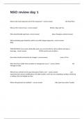 NSO review day 1 Proctored Exam Questions And Answers Approved&period;