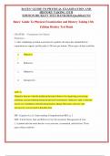Test Bank for Bates&rsquo; Guide To Physical Examination and History Taking 13th Edition by Lynn S&period; Bickley&comma; Peter G&period; Szilagyi&comma; Richard M&period; Hoffman & Rainier P&period; Soriano 9781496398178 Chapter 1-27 &vert; Complete Guide A&plus;