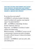 NVCC RAD 105 FINAL EXAM NEWEST 2025 ACTUAL  EXAM COMPLETE 100 QUESTIONS AND CORRECT  DETAILED ANSWERS &lpar;VERIFIED ANSWERS&rpar; &vert;ALREADY  GRADED A&plus;&vert;&vert;BRAND NEW VERSION&excl;&excl;  Do you have the correct patient&quest; -  ANSW&period;&period;verification of patient information&semi; 
