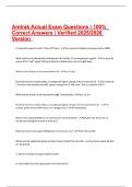 Amtrak Actual Exam Questions &vert; 100&percnt; Correct Answers &vert; Verified 2025&sol;2026 Version