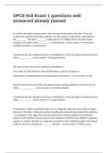 SPCE 610 Exam 1 questions well answered already passed