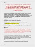 CA MFT LAW AND ETHICS EXAM AND PRACTICE  EXAM NEWEST 2025&sol; 2026 TEST BANK&vert; COMPLETE ACTUAL  EXAM QUESTIONS AND CORRECT DEETAILED  ANSWERS &lpar;VERIFIED ANSWERS&rpar; ALREADY GRADED  A&plus;&vert; BRAND NEW&excl;&excl;