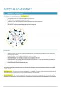 Colleges Network Governance Bestuurskunde &lpar;Erasmus Universiteit&rpar;