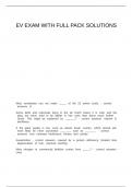 EV EXAM WITH FULL PACK SOLUTIONS