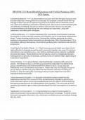 Mental Health-Psych HESI Review Questions &lpar;50 Q study with rationale&rpar; with Verified Answers&period;