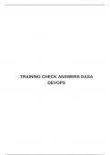  TRAINING CHECK ANSWERS DASA DEVOPS 