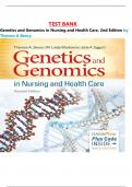 TEST BANK Genetics and Genomics in Nursing and Health Care&comma; 2nd Edition by Theresa A Beery&period;  