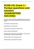 Econ 201 exam 1 wvu questions and answers &lpar;GUARANTEED SUCCESS&rpar;&period;