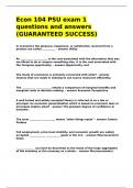 ECON 251 Exam 1 - Purdue questions and answers &lpar;GUARANTEED SUCCESS&rpar;&period;