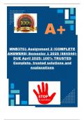 MNB3701 Assignment 2 &lpar;COMPLETE ANSWERS&rpar; Semester 1 2025 &lpar;884546&rpar;- DUE April 2025