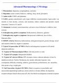 Pharmacology CNS Drugs EXAM 2025 EXAM QUESTIONS AND CORRECT DETAILED ANSWERS &lpar;VERIFIED ANSWERS&rpar; &vert;ALREADY GRADED A&plus;&vert;&vert;BRAND NEW&excl;&excl;