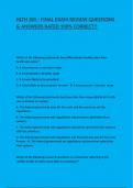 HLTH 305 - FINAL EXAM REVIEW QUESTIONS & ANSWERS RATED 100&percnt; CORRECT&excl;&excl;