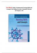  Test Bank Timby's Fundamental Nursing Skills and Concepts 13th Edition &lpar;Loretta A Donnelly-Moreno&rpar;  All Chapters 1-38 Updated 2025
