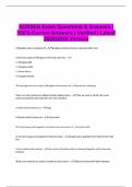 AUXSEA Exam Questions & Answers &vert; 100&percnt; Correct Answers &vert; Verified &vert; Latest 2025&sol;2026 Version