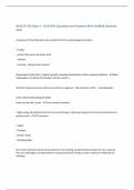 NUSCTX 103 Exam 1 - GI & CHO Questions and Answers With Verified Solutions 2025