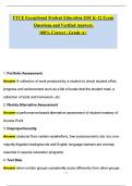 FTCE Exceptional Student Education ESE K-12 Test &lpar;2025 &sol; 2026 Update&rpar; Questions and Verified Answers &vert; 100&percnt; Correct &vert; Grade A&plus;