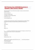 BAT Practice Test &vert; 2025&sol;2026 Questions & Answers &vert; 100&percnt; Correct &vert; Verified