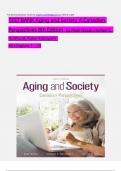 TEST BANK Aging and Society A Canadian  Perspectives 8th Edition by Mark Novak&comma; Herbert C&period;  Northcott&comma; Karen Kobayashi  All Chapters 1 - 20 