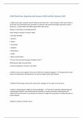 SCMN final Exam Questions and Answers With Verified Solutions 2025