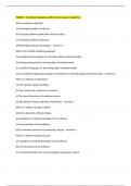 SWD392 - Final Exam Questions with Correct Answers Graded A&plus;