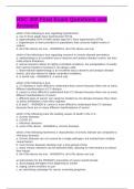 HSC 300 Final Exam Questions and Answers