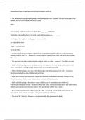 Multicultural Exam 4 Questions with Correct Answers Rated A&plus;