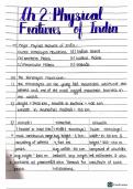 Geography Chapter 2 Physical Features of India Class 9 Notes