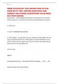 NBME PHYSIOLOGY 2025&vert; BRAND NEW ACTUAL EXAM WITH 100&percnt; VERIFIED QUESTIONS AND CORRECT SOLUTIONS&vert; GUARANTEED VALUE PACK&vert; ACE YOUR GRADES&period;