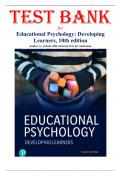 Educational Psychology&colon; Developing Learners&comma; 10th Edition by Jeanne Ellis Ormrod Test Bank&comma; Questions and Answers &lpar;All Chapters&rpar;