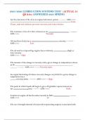 2025&sol;2026 LUBRICATION SYSTEMS TEST &vert;ACTUAL 55 QS &As&vert;ANSWERED 2025 SPRING