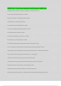 ASTRO 101 - Final Exam Questions And Answers 100&percnt; Pass 