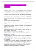 SCM 300 Exam 2 Questions and Answers