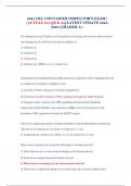 2025 IICL CONTAINER INSPECTOR'S EXAM&vert; &vert;ACTUAL 215 QS & As&vert;LATEST UPDATE 2025-2026&vert;GRADED A&plus;