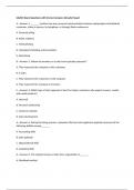 SAL301 Exam Questions with Correct Answers Already Passed 