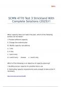 SCMN 4770 Test 3 Strickland With Complete Solutions &lpar;2025&rpar;&excl;&excl;