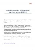 SCMN  With Actual Solution &lpar;2025&rpar;&excl;&excl;