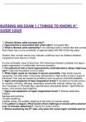  NURSING 406 EXAM 1 &lbrace; THINGS TO KNOW&rcub; A&rdquo; GUIDE &vert;2025&excl;&excl;