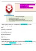 Foundations of Professional  Nursing Exam 1  A&plus;questions with verified